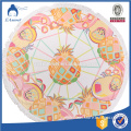 Double layer Diameter 150 cm Watermelon shaped custom printed Microfiber Round Beach Towels